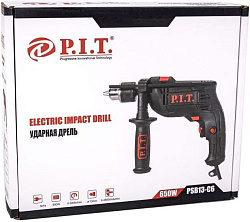 Дрель ударная P.I.T. PSB13-C6 650Вт ключевой реверс