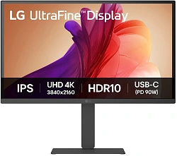 Монитор LG 27" UltraFine 27U730A-B черный IPS LED 16:9 HDMI M/M матовая HAS 1000:1 300cd 178гр/178гр 3840x2160 60Hz DP 4K USB 7.7кг