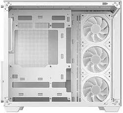 Корпус Deepcool CG530 4F белый без БП ATX 6x120mm 4x140mm 1xUSB3.0 audio bott PSU