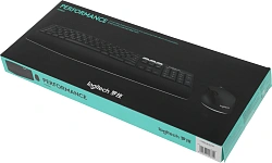 Клавиатура + мышь Logitech MK850 клав:черный мышь:черный USB беспроводная slim Multimedia (920-008486)