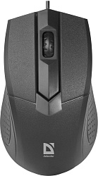 Мышь Defender Optimum MB-270 черный оптическая 1000dpi USB 2but (52270)