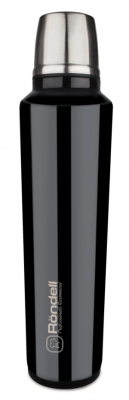 Термос для напитков Rondell Siberian RDS-431 1л. черный/серебристый картонная коробка