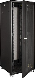 Шкаф серверный Lanmaster (TWT-CBB-42U-8X10-P1) напольный 42U 800x1000мм пер.дв.перфор. задн.дв.перфор.2-хст. 2 бок.пан. 800кг черный