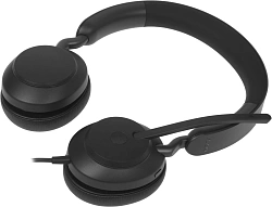 Наушники с микрофоном Jabra Evolve2 40 SE USB-C/A черный 1.5м накладные USB оголовье (24189-999-799)
