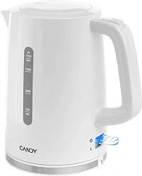 Чайник электрический Candy QA00A1M00RU 1.7л. 2200Вт белый корпус: пластик (CK-100)