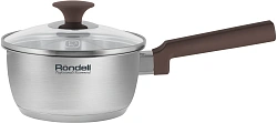 Ковш Rondell Coffee Bean RDS-1643 1.3л. d=16см (с крышкой) стальной