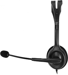 Наушники с микрофоном Logitech H111 серый 2.35м накладные оголовье (981-000594)