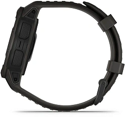 Смарт-часы Garmin Instinct 2 Solar 45мм 0.9" AMOLED корп.черный силикон рем.черный (010-02627-00)