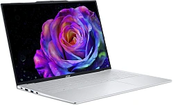 Ноутбук Acer SFA16-61M-R721 Ryzen AI 7 350 16Gb SSD1Tb AMD Radeon 16" OLED WUXGA (1920x1200) без ОС silver WiFi BT Cam (NX.DJBCD.002)