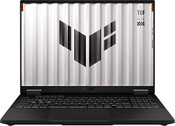 Ноутбук Asus TUF Gaming F16 FX608JH-RV065 Core i5 13450HX 16Gb SSD512Gb NVIDIA GeForce RTX5050 8Gb 16" IPS FHD+ (1920x1200) без ОС grey WiFi BT Cam (90NR0MH1-M003V0)