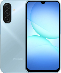Смартфон Samsung SM-A175F Galaxy A17 256Gb 8Gb голубой моноблок 3G 4G 2Sim 6.7" 1080x2340 Android 15 50Mpix 802.11 a/b/g/n/ac NFC GPS GSM900/1800 GSM1900 microSD max2048Gb