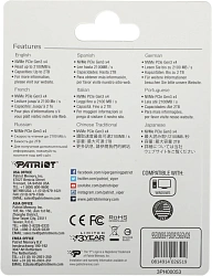 Накопитель SSD Patriot PCIe 3.0 x4 256GB P300P256GM28 P300 M.2 2280