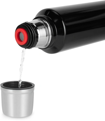 Термос для напитков Rondell Siberian RDS-431 1л. черный/серебристый картонная коробка