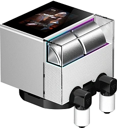 Система водяного охлаждения PcCooler DS360 Display ARGB Soc-AM5/AM4/1200/1700/1851 белый 4-pin 39.8dB Al LCD 310W Ret (DS360-WHAWXY-GL)