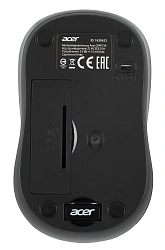 Мышь Acer OMR134 серый оптическая 1000dpi беспров. USB для ноутбука 3but (ZL.MCEEE.01H)