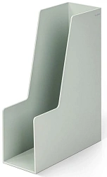 Лоток вертикальный Deli NS022green Nusign 1отд. для бумаг A4 308x249x91мм зеленый пластик