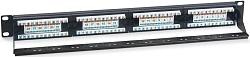 Патч-панель Cabeus PL-24-CAT.6-DUAL 19" 1U 24xRJ45 кат.6 UTP