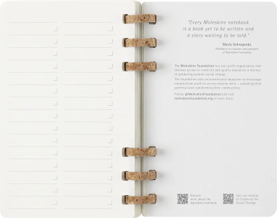 Еженедельник Moleskine SPIRAL Large 130х210мм PP 200стр. спираль черный
