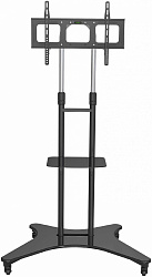 Стойка для телевизора Cactus CS-ST31 черный 37"-75" макс.81.6кг напольный мобильный