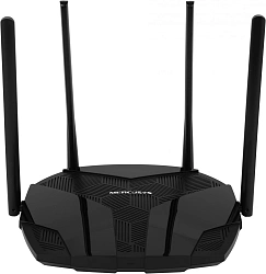 Роутер беспроводной Mercusys MR80X AX3000 10/100/1000BASE-TX черный