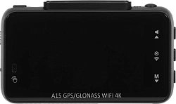 Видеорегистратор Sho-Me A15-GPS/GLONASS WI-FI черный 2160x3840 2160p 140гр. GPS MStar8629