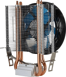 Устройство охлаждения(кулер) Aerocool Verkho 2 Soc-AM5/AM4/1200/1700/1851 серебристый/синий 4-pin 15-25dB Al+Cu 110W 307gr Ret