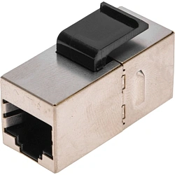 Адаптер Rexant 02-0109 проходн. Keystone RJ45 кат.6 серый
