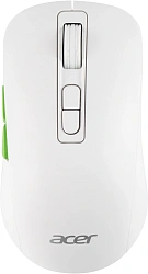 Мышь Acer OMR311 белый оптическая 2400dpi беспров. BT/Radio USB 7but (ZL.MCECC.034)