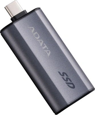 Накопитель SSD A-Data USB3.2 Gen2 2TB SC750-2000G-CCBK SC750 серый