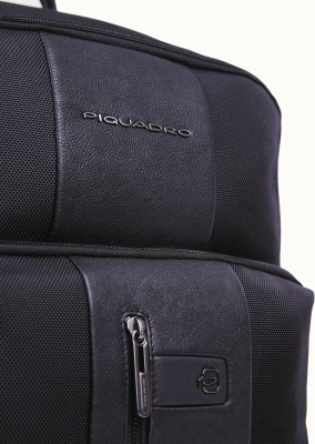 Рюкзак Piquadro Brief2 CA6648BR2/N черный нейлон/натур.кожа