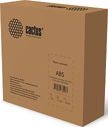 Пластик для принтера 3D Cactus CS-3D-ABS-1KG-DARKGN ABS d1.75мм 1кг L386м 1цв.