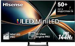 Телевизор QLED Hisense 55" 55U7Q угольно-серый 4K Ultra HD 120Hz MEMC DVB-T DVB-T2 DVB-C DVB-S DVB-S2 USB WiFi Smart TV