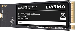 Накопитель SSD Digma PCIe 3.0 x4 256GB DGSM3256GP53T Mega P5 M.2 2280