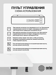 Стол для компьютера Cactus CS-ED-WWT столешница МДФ белый каркас белый