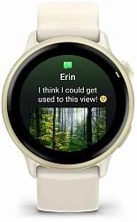 Смарт-часы Garmin Vivoactive 6 1.1" AMOLED корп.бежевый рем.бежевый (010-02985-01)