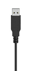 Микрофон проводной Hama Stream 400 Plus 2м черный