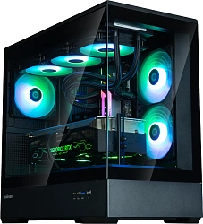 Корпус Zalman P30 V2 черный без БП mATX 1x80mm 3x120mm 1xUSB2.0 1xUSB3.0 audio bott PSU