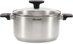 Кастрюля Rondell Chambray RDS-1956 4.8л. d=24см (с крышкой) стальной
