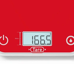 Весы кухонные электронные Tefal Optiss BC50U3V0 макс.вес:5кг красный
