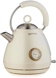 Чайник электрический Gorenje K17CD 1.7л. бежевый корпус: металл