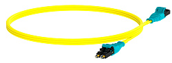 Патч-корд Panduit F92ELQ1Q1SNM002 2x9/125 OS1/OS2 LC push-pull-LC push-pull 2м LSZH