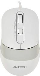 Мышь A4Tech Fstyler FM10 белый/серый оптическая 1600dpi USB 4but (FM10 WHITE)