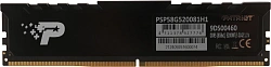 Память DDR5 8GB 5200MHz Patriot PSP58G520081H1 Signature Premium RTL PC5-41600 CL42 DIMM 288-pin 1.1В single rank с радиатором Ret