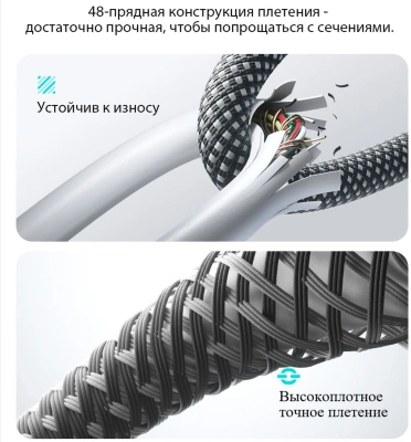 Кабель Romoss CB3038 1746960 ver2.0 USB (m)-USB Type-C (m) 1.2м черный