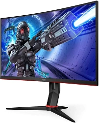 Монитор AOC 27" Gaming C27G2ZE черный/красный VA LED 0.5ms 16:9 HDMI матовая 300cd 178гр/178гр 1920x1080 240Hz FreeSync Premium DP FHD 5.5кг