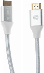 Кабель аудио-видео Cactus CS-HDMI.2.1-1.8 HDMI (m)/HDMI (m) 1.8м. позолоч.конт. серебристый
