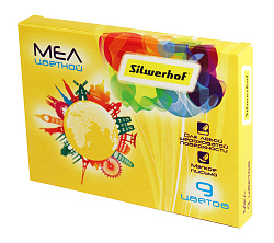 Мел цветной Silwerhof 882086-09 Солнечная коллекция 9цв. картон.кор.