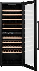 Винный шкаф Weissgauff WWC-77 DB DualZone 1-нокамерн. черный