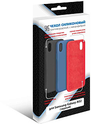 Чехол (клип-кейс) DF для Samsung Galaxy A02 sOriginal-27 черный (DF SORIGINAL-27 (BLACK))