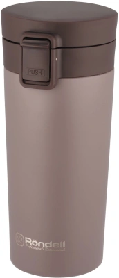Термокружка для напитков Rondell Freddo RDS-1884 0.38л. коричневый картонная коробка